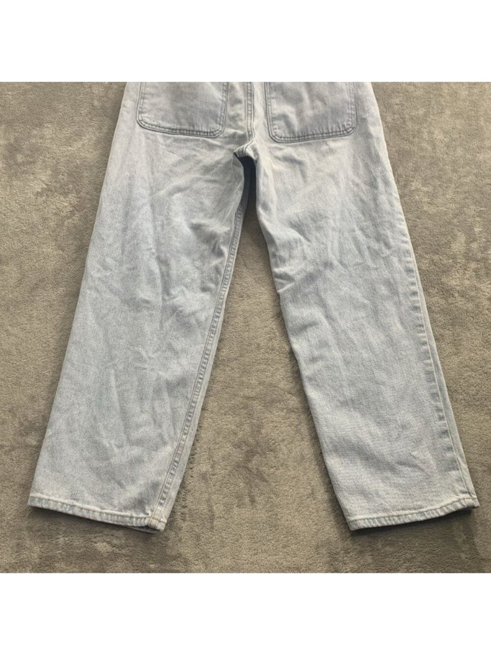 Hollister Baggy Jeans Mens 31x28” Blue Light Wash Denim Cotton Blend Casual - Picture 12 of 12